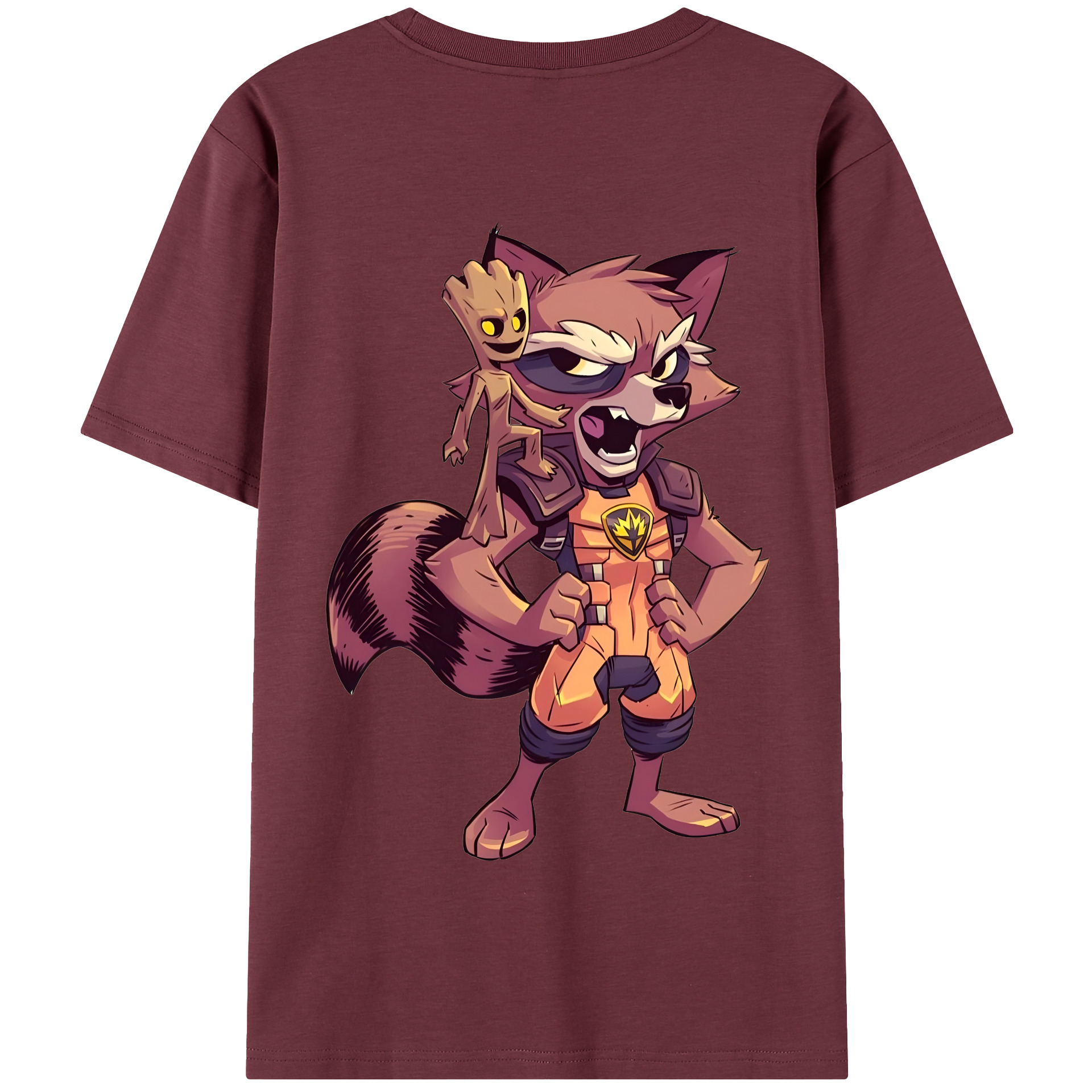 （画像用） アベンジャーズ The Avengers 綿100％半袖Tシャツ（背面プリント）